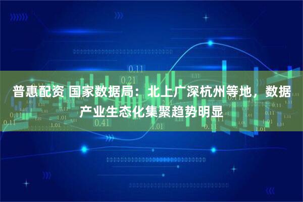普惠配资 国家数据局：北上广深杭州等地，数据产业生态化集聚趋势明显